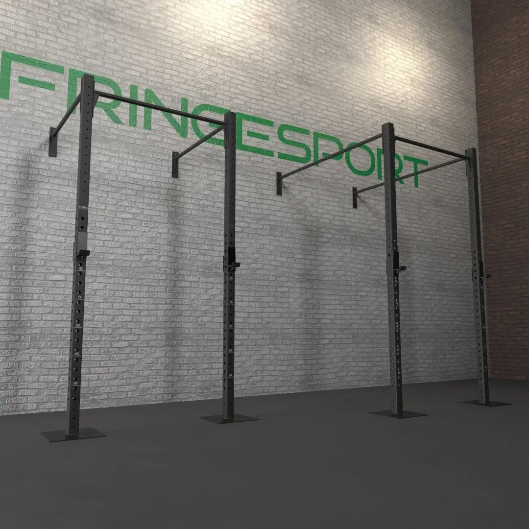 4ft Wide Wall Mount Garage Gym Rig - 3x3 4 4ft Wide Wall Mount Garage Gym Rig - 3x3