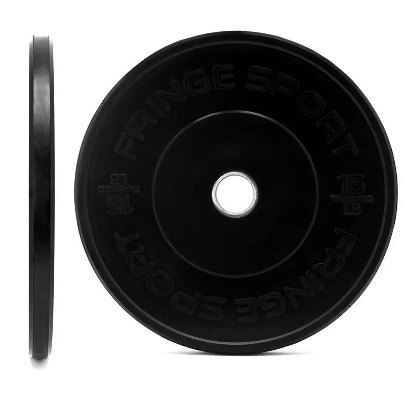 Bulk Black Bumper Plates 8 Bulk Black Bumper Plates
