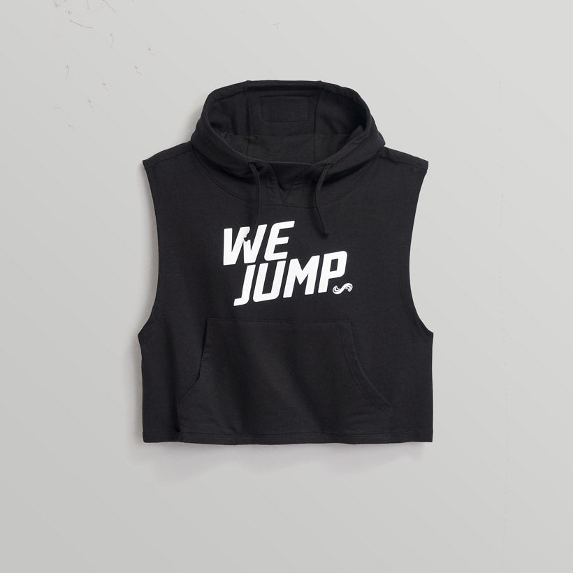 Women's We Jump Sleeveless Hoodie