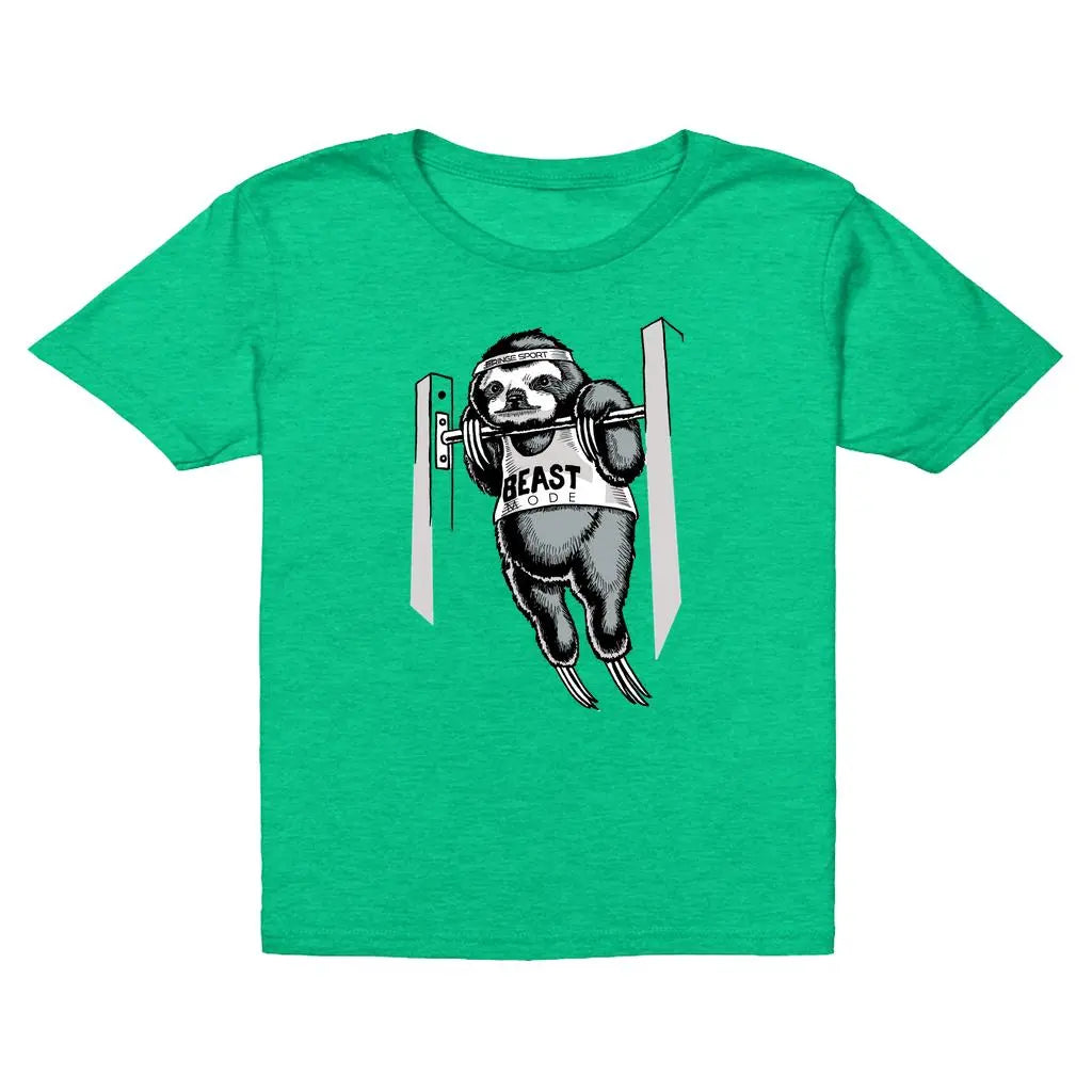 Kid's Beast Mode Sloth Shirt
