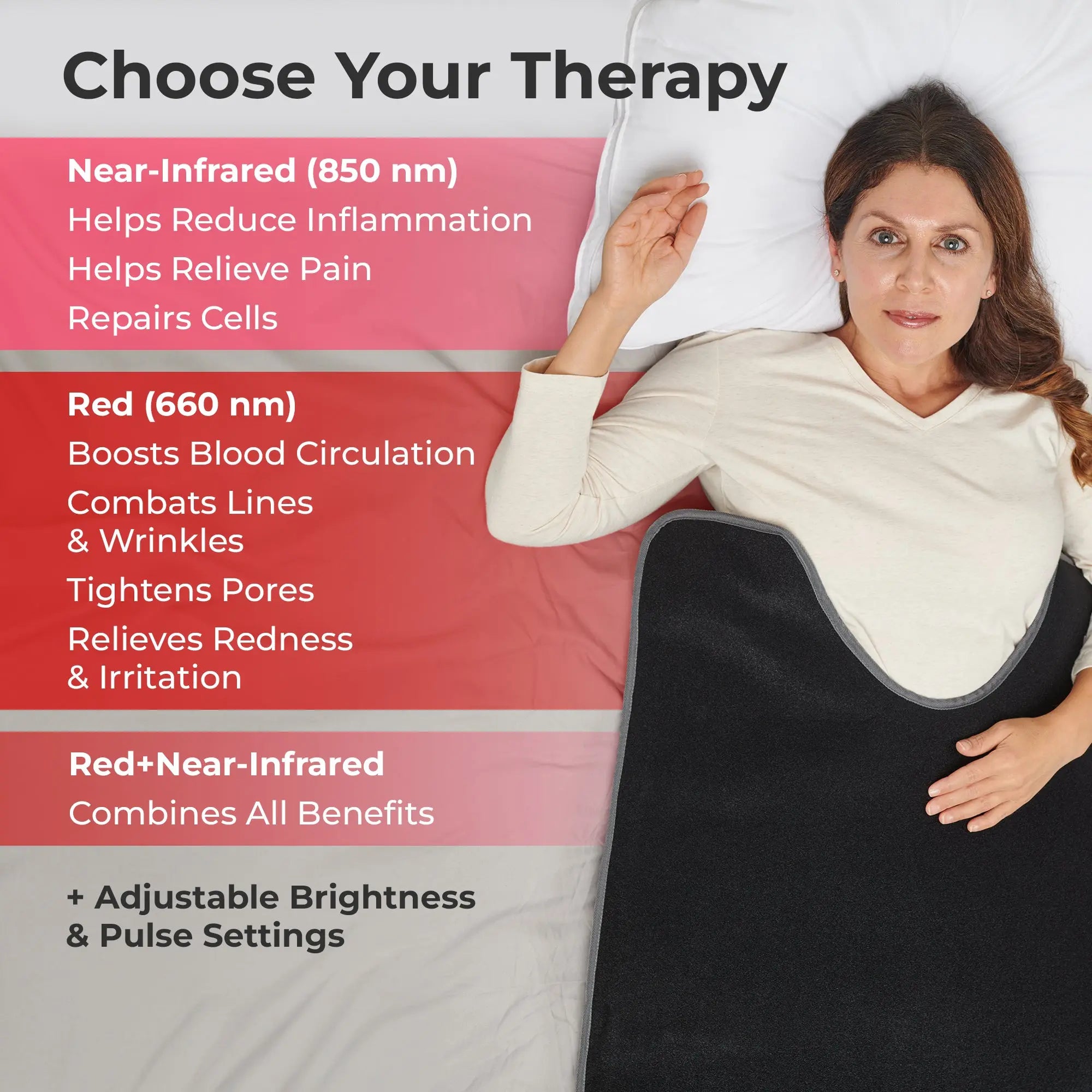 AllevaBody Red light Therapy Wrap Black 11 AllevaBody Red light Therapy Wrap Black