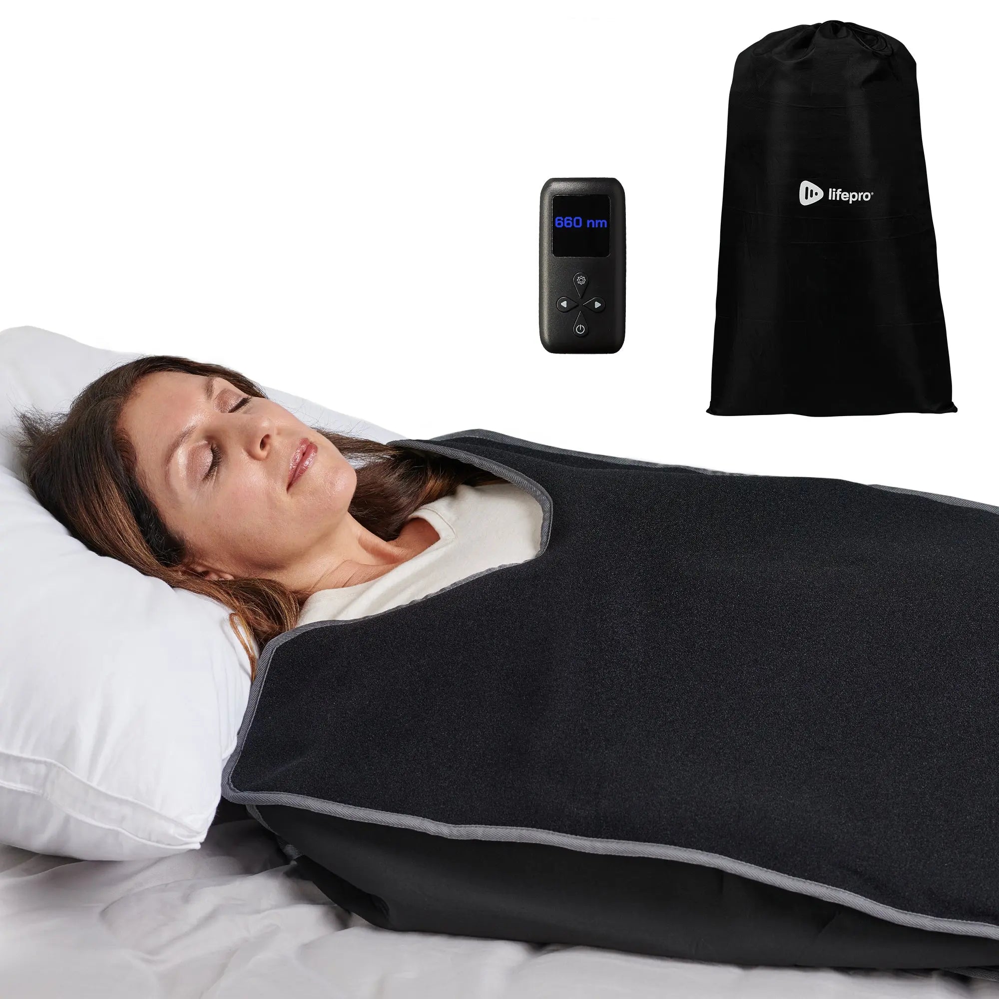 AllevaBody Red light Therapy Wrap Black 4 AllevaBody Red light Therapy Wrap Black
