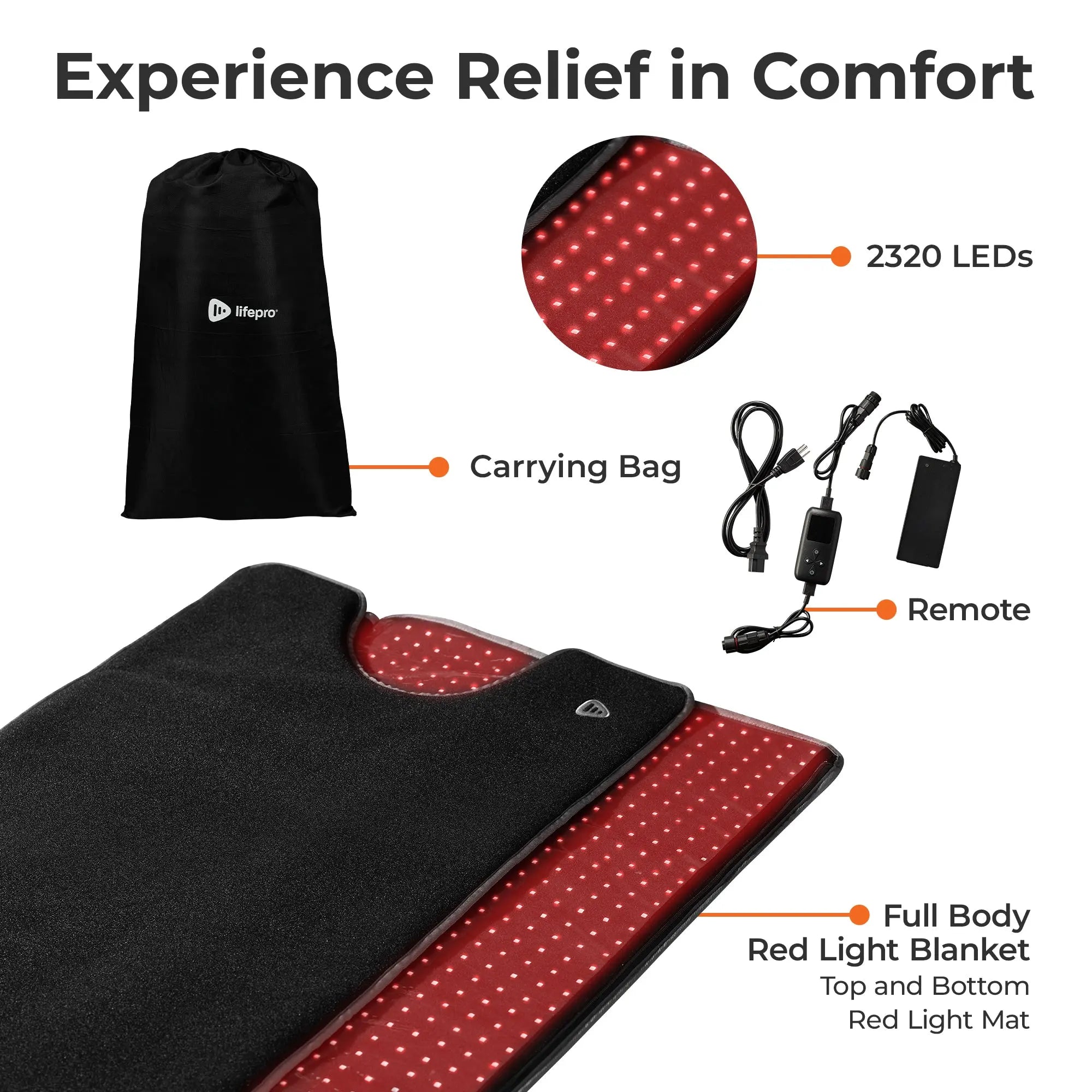 AllevaBody Red light Therapy Wrap Black 10 AllevaBody Red light Therapy Wrap Black