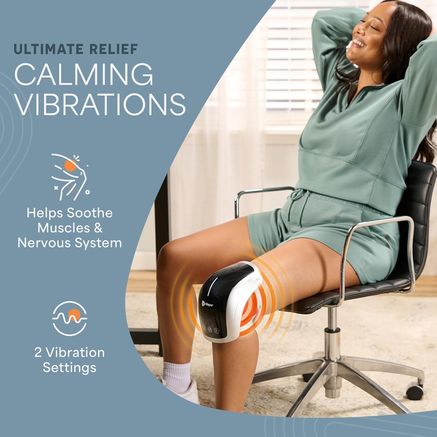 BioRecover Pro Light Therapy Knee Massager with Heat 4 BioRecover Pro Light Therapy Knee Massager with Heat