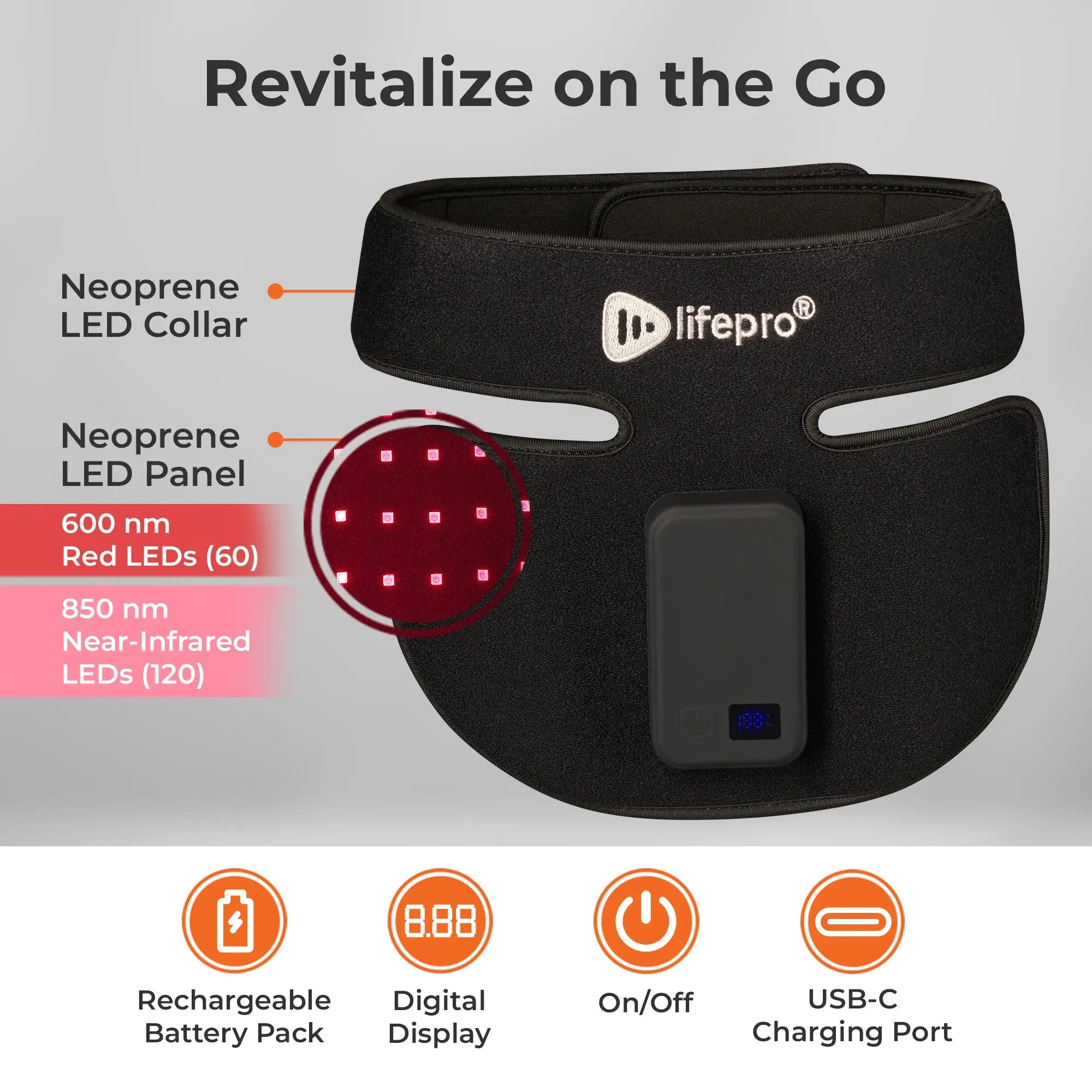Luminova™ Pro Red Light Therapy Neck Device 5 Luminova™ Pro Red Light Therapy Neck Device