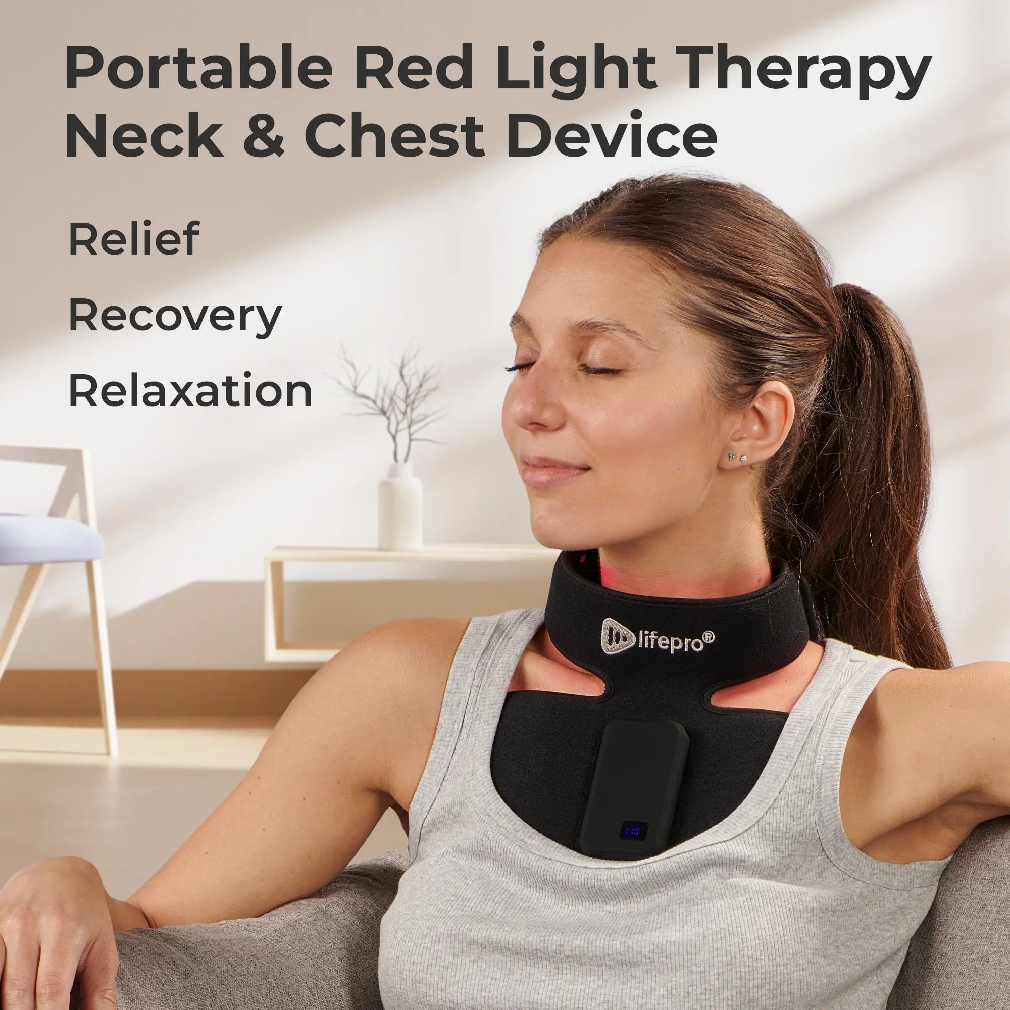 Luminova™ Pro Red Light Therapy Neck Device 6 Luminova™ Pro Red Light Therapy Neck Device