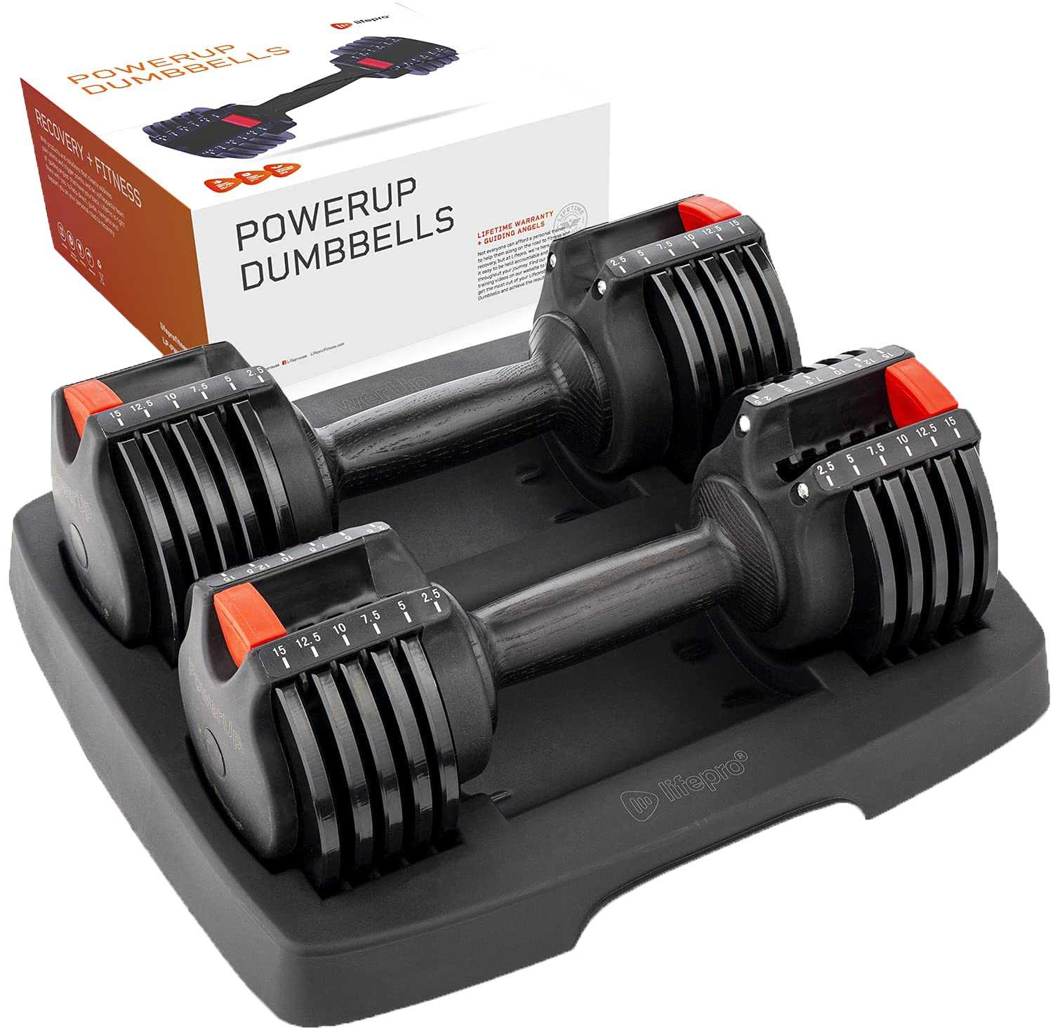 PowerUp Adjustable Dumbbells