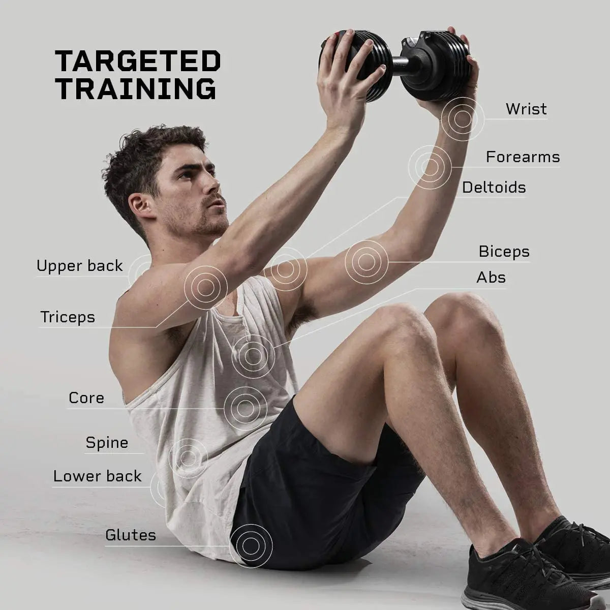 PowerUp Adjustable Dumbbells 8 PowerUp Adjustable Dumbbells