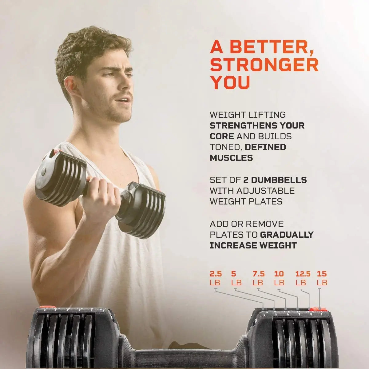 PowerUp Adjustable Dumbbells 9 PowerUp Adjustable Dumbbells
