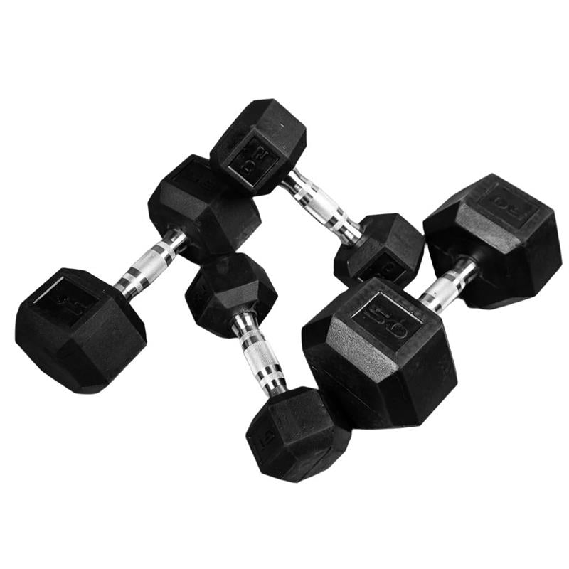 Garage Sale Rubber Hex Dumbbell Pairs