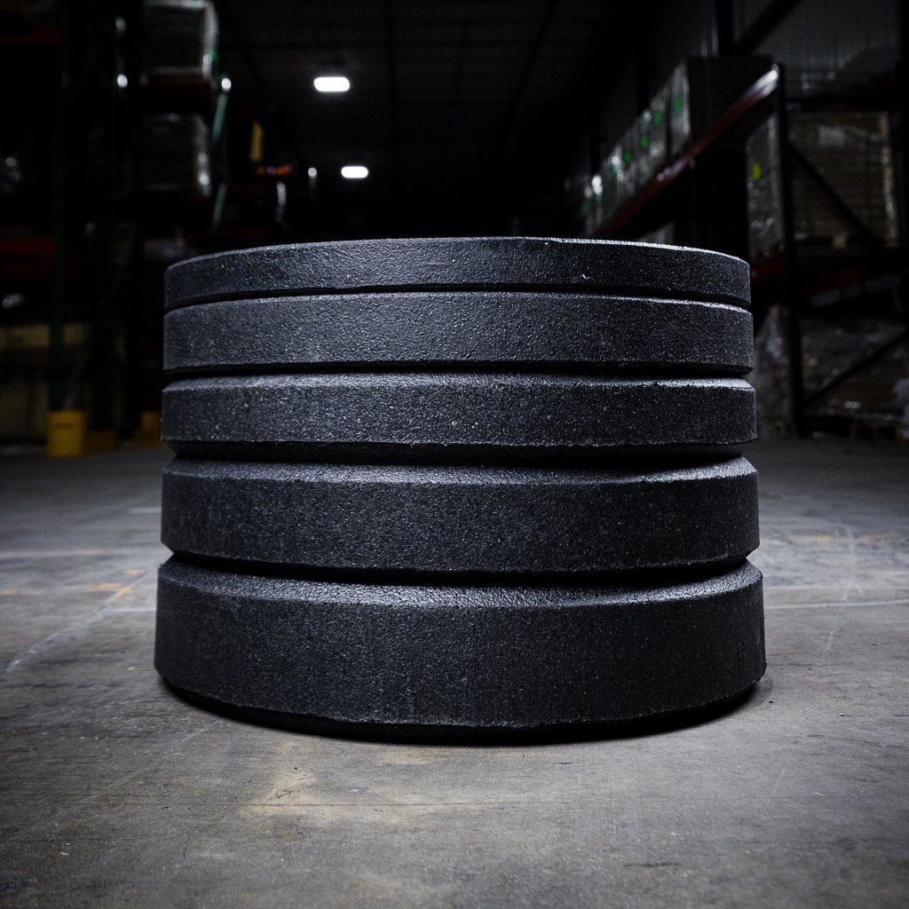 PRx Crumb Rubber Bumper Plates 10 PRx Crumb Rubber Bumper Plates